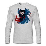 Character #67 Men's Long Sleeve T-Shirt by Next Level - heather gray