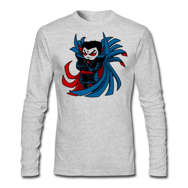 Character #67 Men's Long Sleeve T-Shirt by Next Level - heather gray