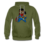 Character #68 Men’s Premium Hoodie - olive green