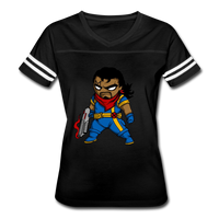 Character #68 Women’s Vintage Sport T-Shirt - black/white
