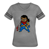 Character #68 Women’s Vintage Sport T-Shirt - heather gray/charcoal