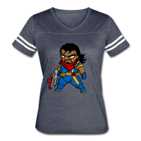 Character #68 Women’s Vintage Sport T-Shirt - vintage navy/white
