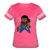 Character #68 Women’s Vintage Sport T-Shirt - vintage pink/white