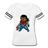 Character #68 Women’s Vintage Sport T-Shirt - white/black
