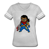 Character #68 Women’s Vintage Sport T-Shirt - heather gray/white
