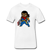 Character #68 Fitted Cotton/Poly T-Shirt by Next Level - white