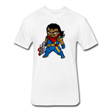 Character #68 Fitted Cotton/Poly T-Shirt by Next Level - white