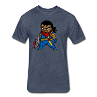Character #68 Fitted Cotton/Poly T-Shirt by Next Level - heather navy