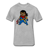 Character #68 Fitted Cotton/Poly T-Shirt by Next Level - heather gray