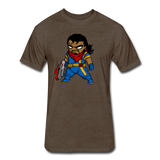 Character #68 Fitted Cotton/Poly T-Shirt by Next Level - heather espresso