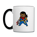 Character #68 Contrast Coffee Mug - white/black