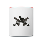 Character #68 Contrast Coffee Mug - white/red
