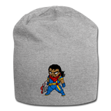 Character #68 Jersey Beanie - heather gray