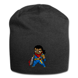 Character #68 Jersey Beanie - charcoal gray
