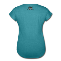 Character #68 Women's Tri-Blend V-Neck T-Shirt - heather turquoise