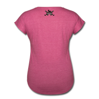 Character #68 Women's Tri-Blend V-Neck T-Shirt - heather raspberry