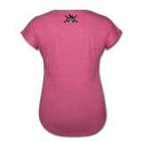 Character #68 Women's Tri-Blend V-Neck T-Shirt - heather raspberry