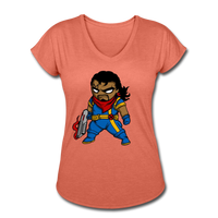 Character #68 Women's Tri-Blend V-Neck T-Shirt - heather bronze