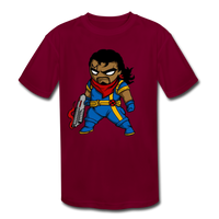 Character #68 Kids' Moisture Wicking Performance T-Shirt - burgundy