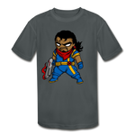 Character #68 Kids' Moisture Wicking Performance T-Shirt - charcoal