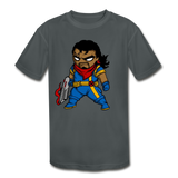 Character #68 Kids' Moisture Wicking Performance T-Shirt - charcoal