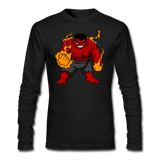 Character #69 Men's Long Sleeve T-Shirt by Next Level - black