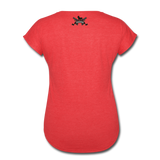 Character #69 Women's Tri-Blend V-Neck T-Shirt - heather red