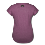 Character #69 Women's Tri-Blend V-Neck T-Shirt - heather plum
