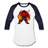 Character #69 Baseball T-Shirt - white/navy