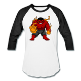 Character #69 Baseball T-Shirt - white/black