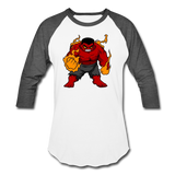 Character #69 Baseball T-Shirt - white/charcoal