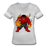 Character #69 Women’s Vintage Sport T-Shirt - heather gray/white