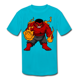 Character #69 Kids' Moisture Wicking Performance T-Shirt - turquoise