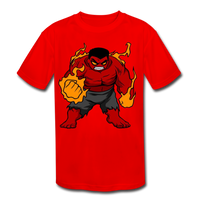 Character #69 Kids' Moisture Wicking Performance T-Shirt - red