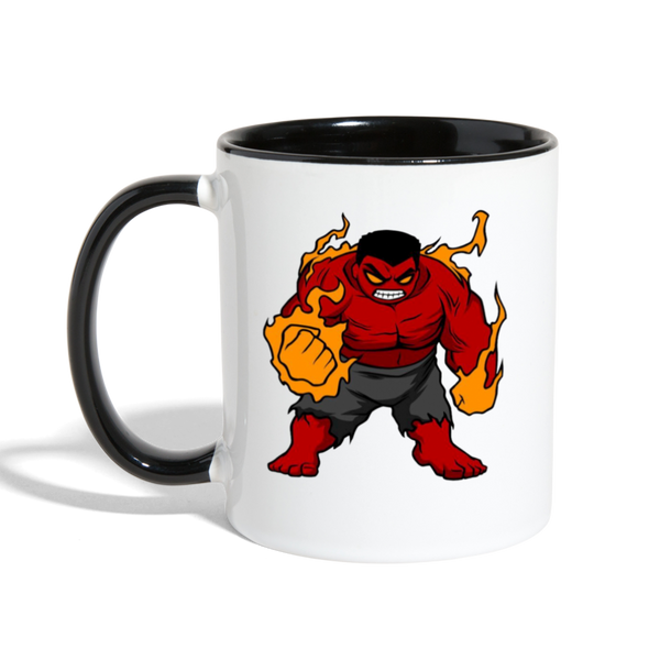 Character #69 Contrast Coffee Mug - white/black