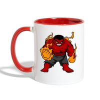 Character #69 Contrast Coffee Mug - white/red