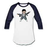 Character #70 Baseball T-Shirt - white/navy