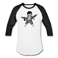 Character #70 Baseball T-Shirt - white/black