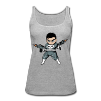 Character #70 Women’s Premium Tank Top - heather gray
