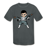Character #70 Kids' Moisture Wicking Performance T-Shirt - charcoal