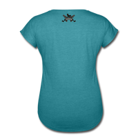 Character #70 Women's Tri-Blend V-Neck T-Shirt - heather turquoise
