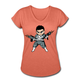 Character #70 Women's Tri-Blend V-Neck T-Shirt - heather bronze