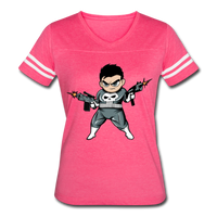 Character #70 Women’s Vintage Sport T-Shirt - vintage pink/white