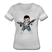 Character #70 Women’s Vintage Sport T-Shirt - heather gray/white