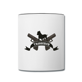 Character #70 Contrast Coffee Mug - white/black