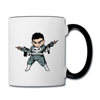 Character #70 Contrast Coffee Mug - white/black