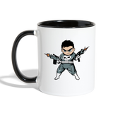 Character #70 Contrast Coffee Mug - white/black