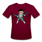 Character #70 Men’s Moisture Wicking Performance T-Shirt - burgundy