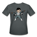 Character #70 Men’s Moisture Wicking Performance T-Shirt - charcoal