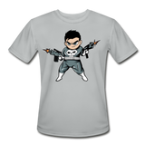 Character #70 Men’s Moisture Wicking Performance T-Shirt - silver